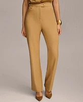 Donna Karan Women's Mid-Rise Straight-Leg Pants