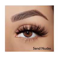 Set of 3: Send Nudes Faux Silk False Eyelashes