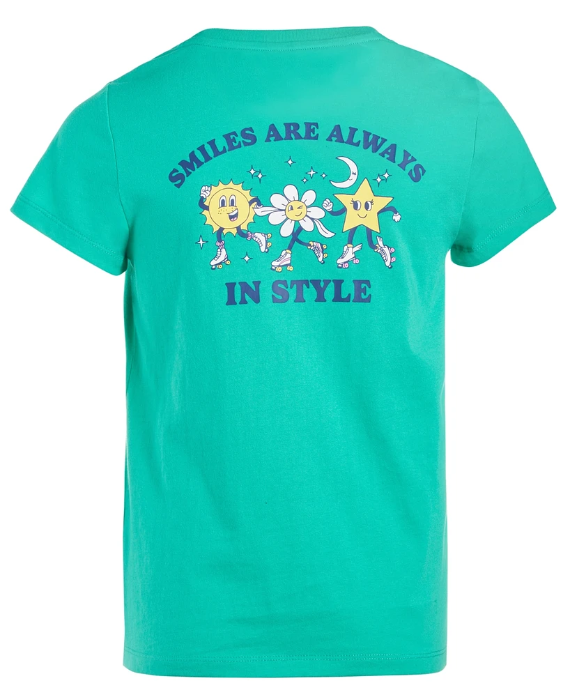 Epic Threads Big Girls Smile Style Graphic T-Shirt, Created for Macy's