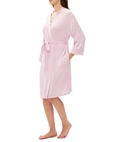 GAPBody Women's Long-Sleeve Ribbed Belted Robe