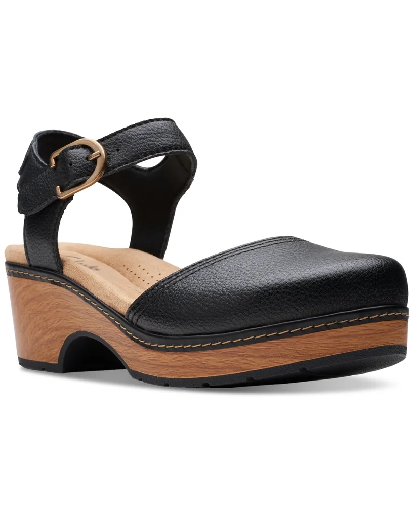 Clarks Paizlee Bay Clog-Style Block Heel Platform Shoes