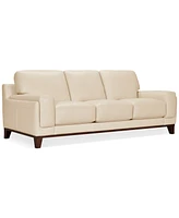 Jeddo 94" Leather Sofa, Created for Macy's