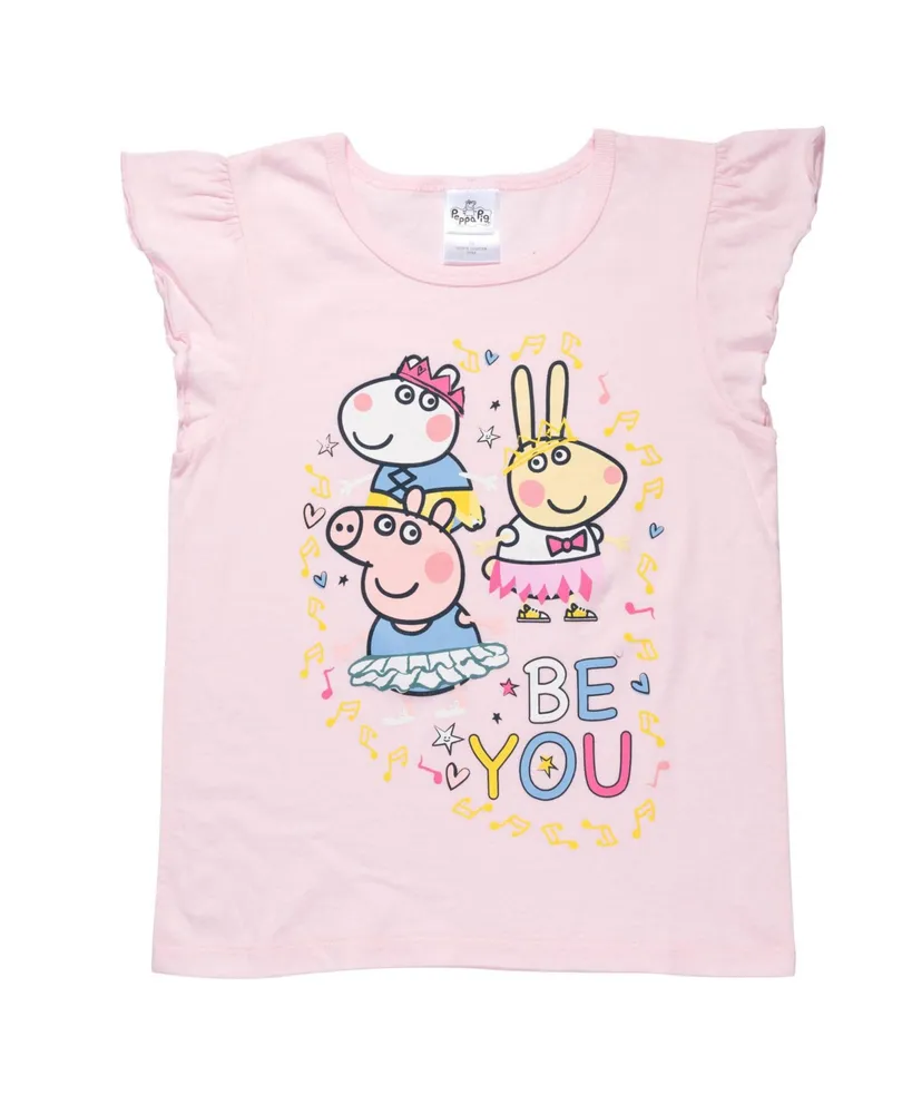 Peppa Pig Girls 3 Pack T-Shirts Toddler Child