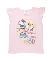 Peppa Pig Girls 3 Pack T-Shirts Toddler Child