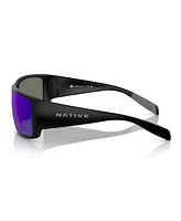 Native Men's Sightcaster Polarized Sunglasses, Mirror Polar XD9021