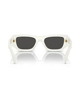 Prada Rectangular Unisex Sunglasses, Pr A01S