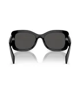 Prada Lettering Oval Women's Sunglasses