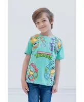 Nickelodeon Teenage Mutant Ninja Turtles 3 Pack Short Sleeve Graphic T-Shirt Toddler Child Boys