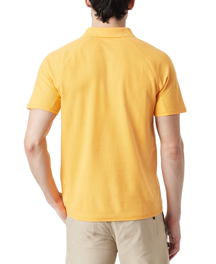 Bass Outdoor Men's Half-Zip Tech Polo