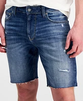 Guess Logan Distressed 9" Denim Shorts