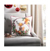 Safavieh Cranberry 18" x 18" Pillow