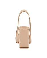 Marc Fisher Ltd Women's Valinda Block Heel Dress Slingback Pumps