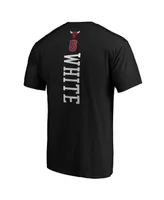 Men's Fanatics Coby White Black Chicago Bulls Playmaker Name and Number Team T-shirt