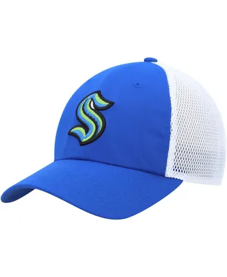 Men's adidas Blue Seattle Kraken Color Pop Trucker Adjustable Hat