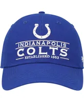Men's '47 Brand Royal Indianapolis Colts Vernon Clean Up Adjustable Hat