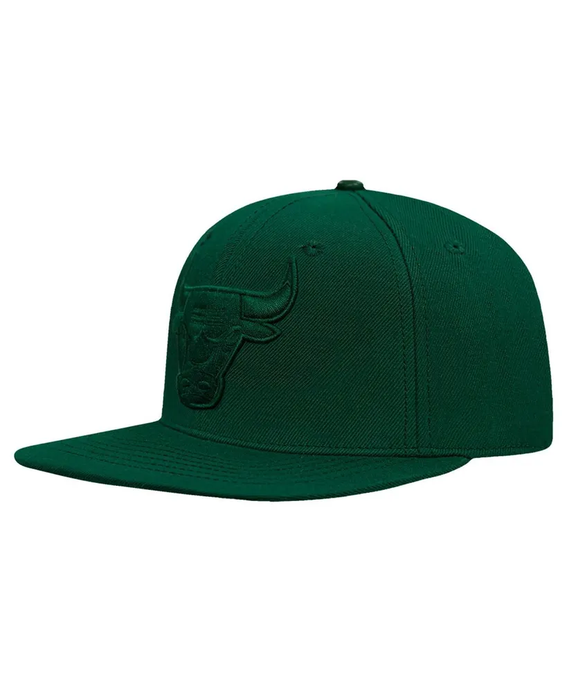 Men's Pro Standard Forest Green Chicago Bulls Tonal Logo Snapback Hat