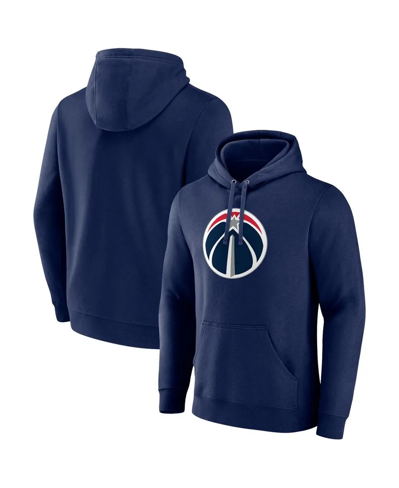 Men's Fanatics Navy Washington Wizards Primary Logo Pullover Hoodie