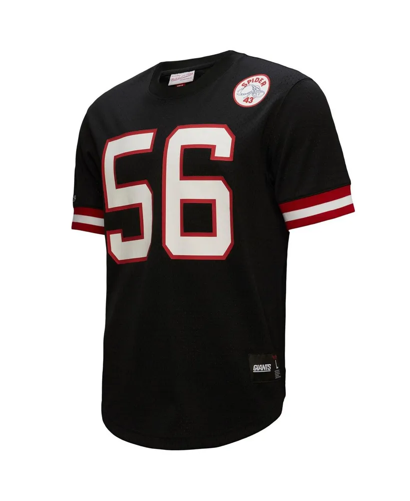 Men's Mitchell & Ness Lawrence Taylor Black New York Giants Big and Tall Mesh Player Name Number Top