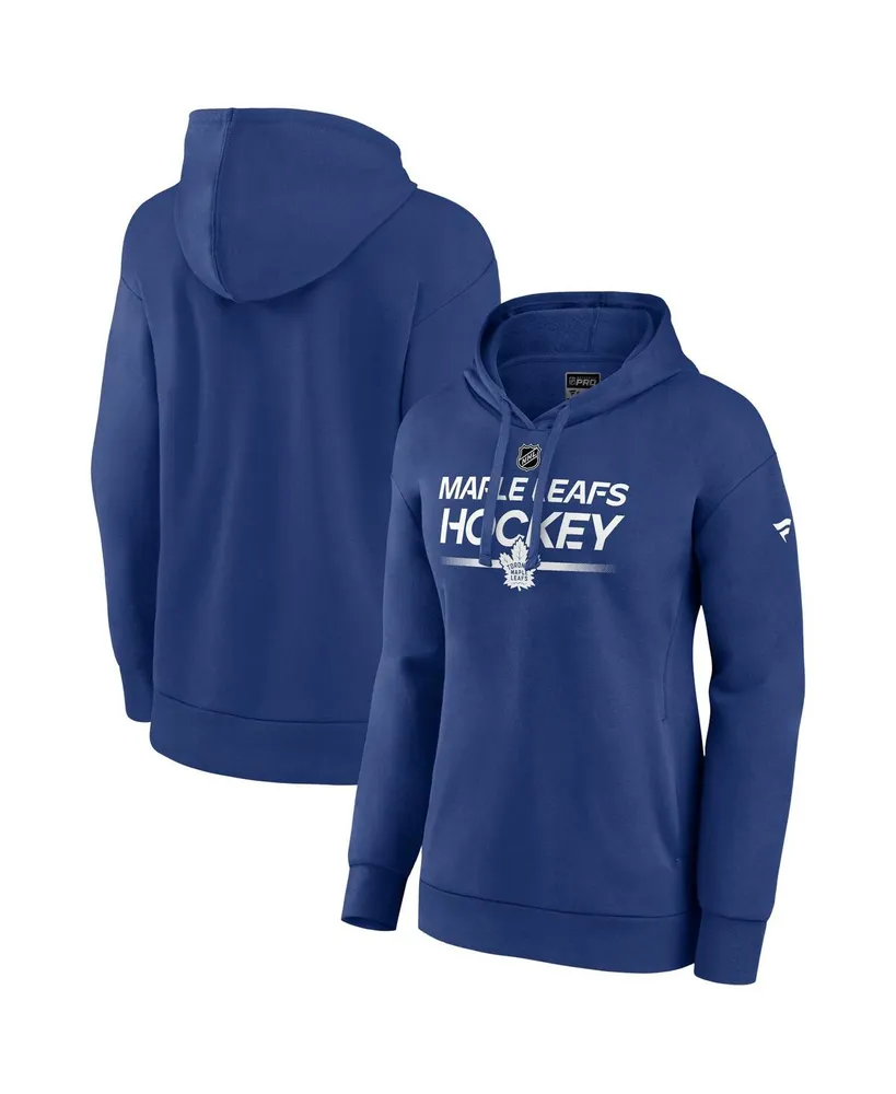 Men's Fanatics Branded Blue Toronto Maple Leafs Authentic Pro Lightweight Pullover Hoodie Size: Small