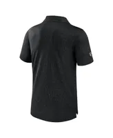 Men's Fanatics Black Los Angeles Kings Authentic Pro Jacquard Polo Shirt