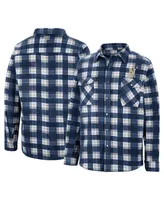 Men's Colosseum Navy Midshipmen Ellis Full-Snap Jacket