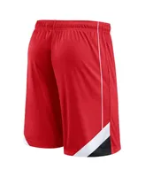 Men's Fanatics Red Houston Rockets Slice Shorts