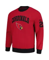 Men's Tommy Hilfiger Cardinal Arizona Cardinals Reese Raglan Tri-Blend Pullover Sweatshirt