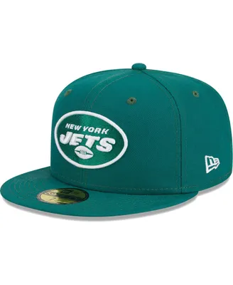 Men's New Era Green York Jets Main 59FIFTY Fitted Hat
