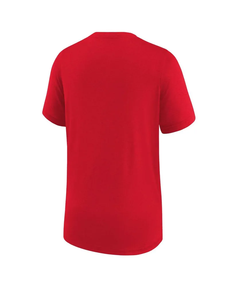 Big Boys Nike Red Atlanta Hawks Essential Practice T-shirt