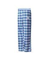 Women's Concepts Sport Royal, Black Los Angeles Dodgers Sienna Flannel Sleep Pants