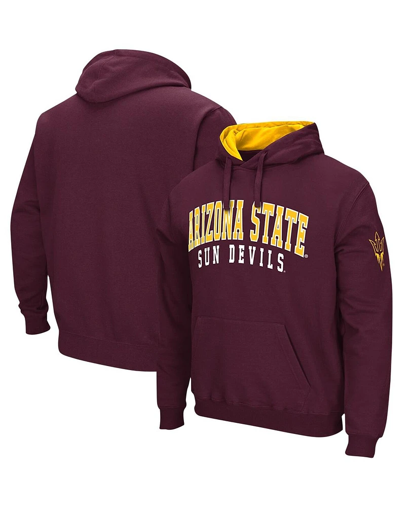 Colosseum Men's Arizona State Sun Devils Double Arch Pullover Hoodie