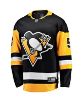 Men's Fanatics Kris Letang Black Pittsburgh Penguins Home Breakaway Jersey