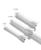 T3 Switch Kit Classic Trio Professional Interchangeable Curling Iron with 3 Ceramic ClipBarrels for Curling and Waving