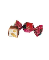 Maxim's De Paris Heart Shaped Tin Box Filled with Chocolate Covered Nougats