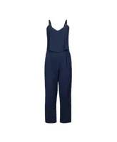 Hope & Henry Women's Sleeveless Faux Top Jumpsuit