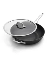 Calphalon Premier Hard-Anodized Aluminum Nonstick 13" Deep Skillet with Lid