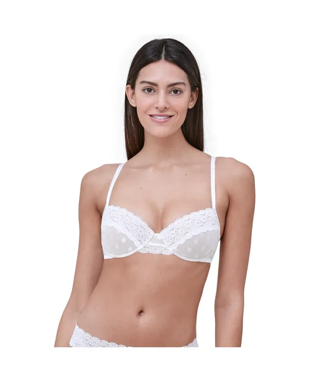 Soma Embraceable Enchanting Lace Demi Bra In Nude