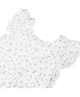 Hope & Henry Girls' Flutter Sleeve Cross Back Dress, Infant