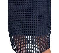 Dkny Women's Sleeveless Grid Lace Sheath Dress