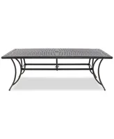 Wythburn Mix and Match 84"x 42" Cast Aluminum Outdoor Dining Table
