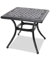 Wythburn Mix and Match 20" Square Cast Aluminum Outdoor End Table