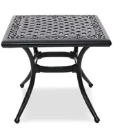 Wythburn Mix and Match 20" Square Cast Aluminum Outdoor End Table