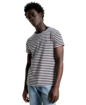 Tommy Hilfiger Men's Th Flex Slim-Fit Striped T-Shirt
