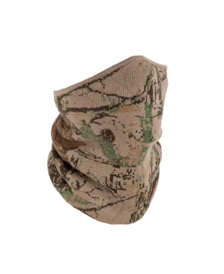 Muk Luks Men's Quietwear Camo Knit Neck Gaiter, Adventure, One