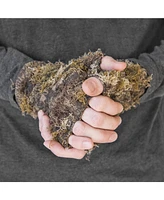 Muk Luks Men's Fingerless Camo Grass Gloves, Grassy, One Size