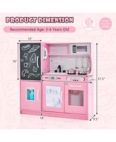 Kid's Pretend Play Kitchen Toddler set with Blackboard