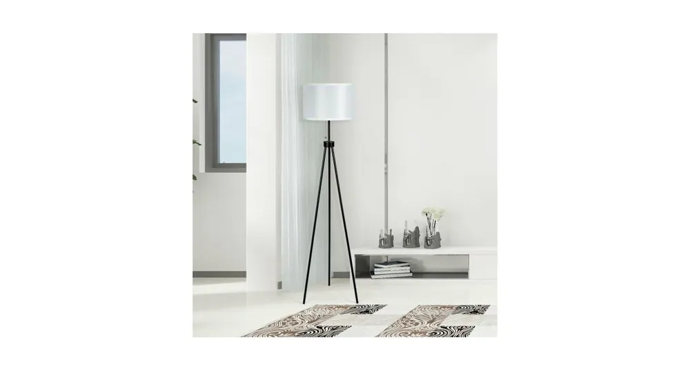 Modern Metal Tripod Floor Lamp with Chain Switch