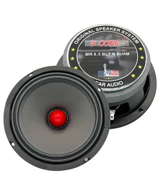 5 Core Dj Speakers 6.5 Inch 580W Pmpo 8 Ohm Midrange Speakers Built in Super Bullet Tweeters Pro Audio Subwoofer - Mr 6.5 Blt R 8oHM