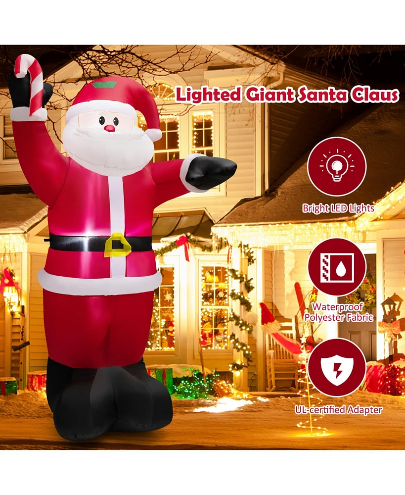 8 Feet Inflatable Santa Claus Decoration