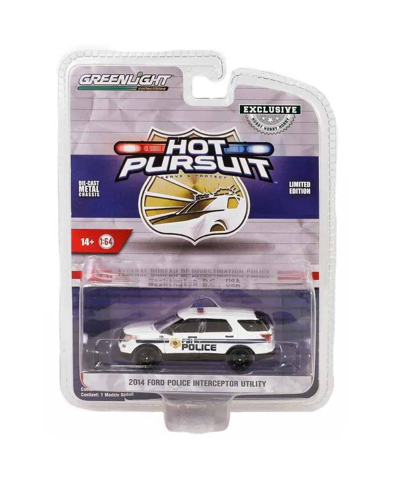 1/64 2014 Fbi Ford Police Interceptor Utility Hobby Exc. Hot Pursuit